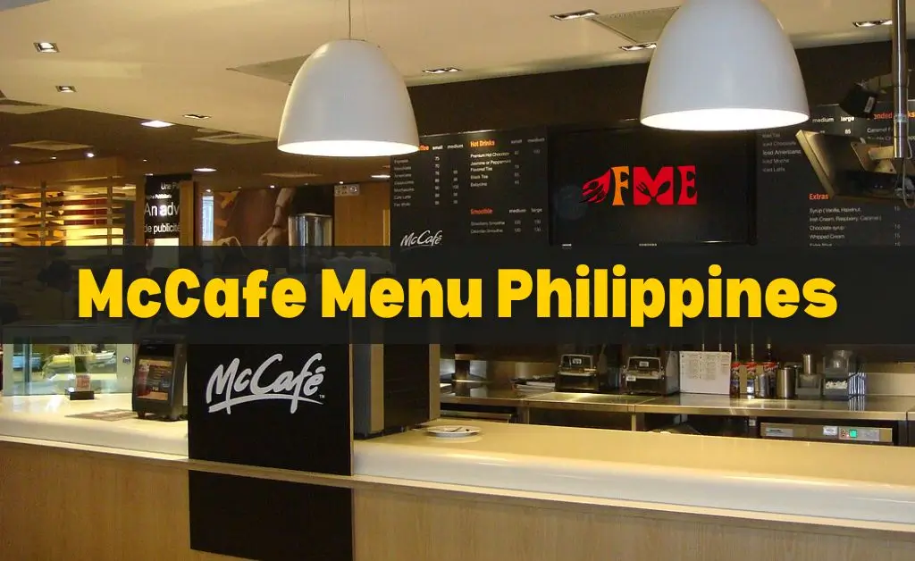 McCafe Menu Philippines