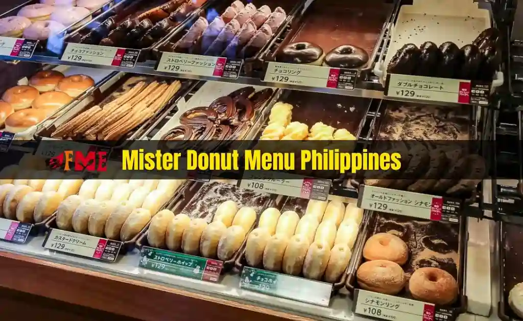 Mister Donut Menu Philippines